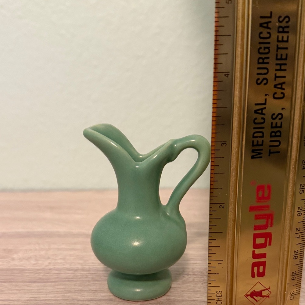 Green Ceramic Pitcher - Picture 7 of 7